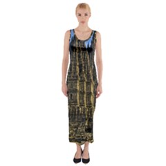 Prambanan Temple Fitted Maxi Dress by Nexatart