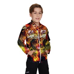 Fire Tiger Wind Breaker (kids) by stockimagefolio1