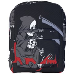 Death - Halloween Full Print Backpack by Valentinaart