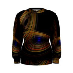 Wondrous Trajectorie Illustrated Line Light Black Women s Sweatshirt by Mariart