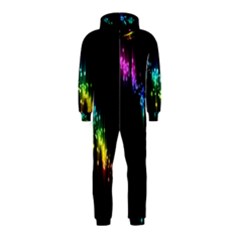 Illustration Light Space Rainbow Hooded Jumpsuit (kids) by Mariart