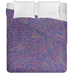 Infiniti Line Building Street Line Illustration Duvet Cover Double Side (california King Size) by Mariart