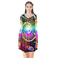 Space Star Planet Light Galaxy Moon Flare Dress by Mariart