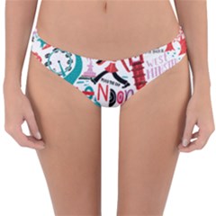 London Illustration City Reversible Hipster Bikini Bottoms by Mariart