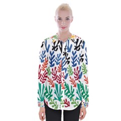 The Wreath Matisse Beauty Rainbow Color Sea Beach Womens Long Sleeve Shirt