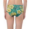 Yellow Flowers At Nature Mid-Waist Bikini Bottoms View2