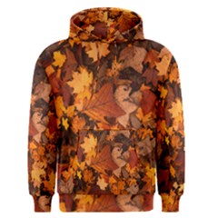 Fall Foliage Autumn Leaves October Men s Pullover Hoodie by Nexatart