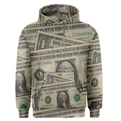 Dollar Currency Money Us Dollar Men s Pullover Hoodie by Nexatart