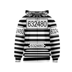 Prison  Kids  Zipper Hoodie by Valentinaart