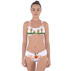 Halloween Criss Cross Bikini Set