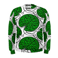 Bottna Fabric Leaf Green Men s Sweatshirt