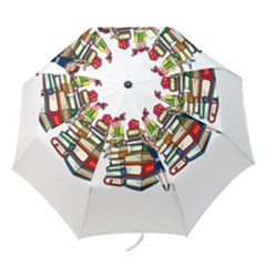 Back To School Folding Umbrellas by Valentinaart