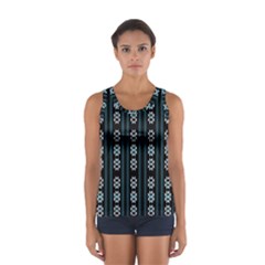 Folklore Pattern Sport Tank Top  by Valentinaart