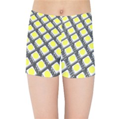 Wafer Size Figure Kids Sports Shorts by Mariart