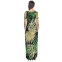 Tropical pattern Short Sleeve Maxi Dress View2