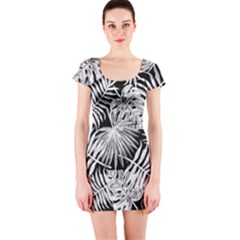 Tropical Pattern Short Sleeve Bodycon Dress by ValentinaDesign