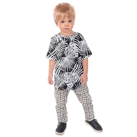 Tropical Pattern Kids Raglan Tee by ValentinaDesign