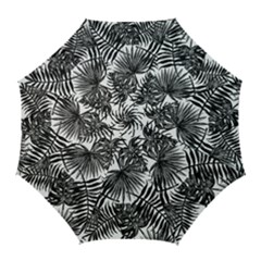 Tropical Pattern Golf Umbrellas by ValentinaDesign