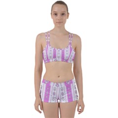 Folklore Pattern Women s Sports Set