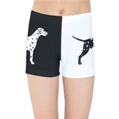 Dalmatian Dog Kids Sports Shorts