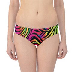 Rainbow Zebra Hipster Bikini Bottoms by Mariart