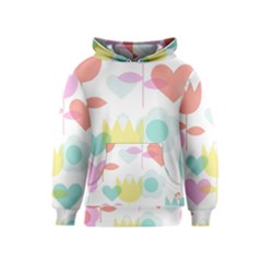 Tulip Lotus Sunflower Flower Floral Staer Love Pink Red Blue Green Kids  Pullover Hoodie by Mariart