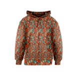 Surface Patterns Bright Flower Floral Sunflower Kids  Zipper Hoodie