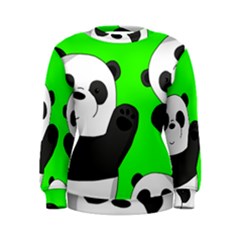 Cute Pandas Women s Sweatshirt by Valentinaart