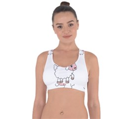 Unicorn Sheep Cross String Back Sports Bra