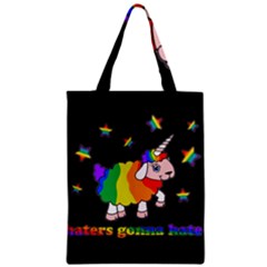 Unicorn Sheep Zipper Classic Tote Bag by Valentinaart