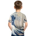 The Classic Japanese Great Wave off Kanagawa by Hokusai Kids  Sport Mesh Tee View2