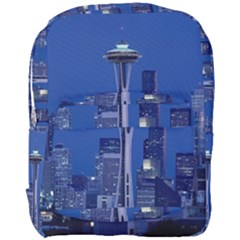 Space Needle Seattle Washington Full Print Backpack