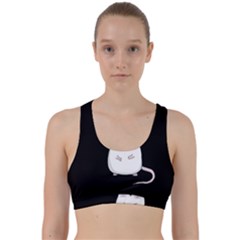 Cute Mouse Back Weave Sports Bra