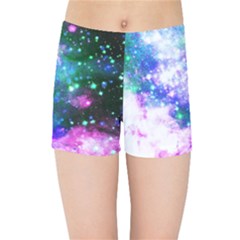 Space Colors Kids Sports Shorts by ValentinaDesign