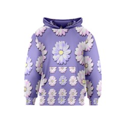 Daisy Flowers Wild Flowers Bloom Kids  Pullover Hoodie by Nexatart