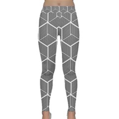 Cube Pattern Cube Seamless Repeat Classic Yoga Leggings by Nexatart