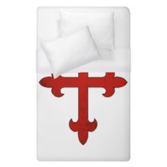 Crusader Cross Duvet Cover (single Size) by Valentinaart