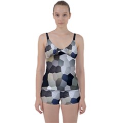 Camo Love Tie Front Two Piece Tankini by norastpatrick