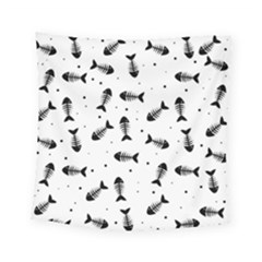 Fish Bones Pattern Square Tapestry (small) by Valentinaart