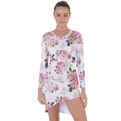 Downloadv Asymmetric Cut-out Shift Dress