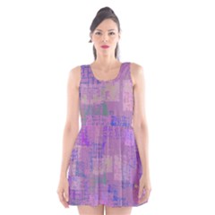 Abstract Art Scoop Neck Skater Dress by ValentinaDesign