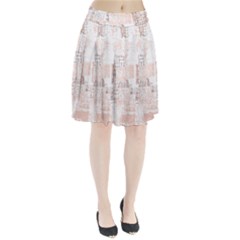 Abstract Art Pleated Skirt by ValentinaDesign