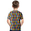 Fuzzle Red Blue Yellow Colorful Kids  Cotton Tee View2