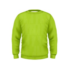 Line Green Kids  Sweatshirt by Mariart