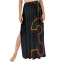 Neon Number Maxi Chiffon Tie-Up Sarong View1