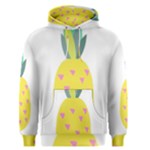 Pineapple Fruite Yellow Triangle Pink Men s Pullover Hoodie