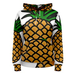 Pineapple Fruite Yellow Green Orange Women s Pullover Hoodie by Mariart