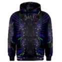 Seamless 3d Animation Digital Futuristic Tunnel Path Color Changing Geometric Electrical Line Zoomin Men s Pullover Hoodie View1