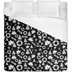 Xmas Pattern Duvet Cover (king Size) by Valentinaart