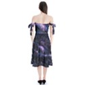 Animation Plasma Ball Going Hot Explode Bigbang Supernova Stars Shining Light Space Universe Zooming Shoulder Tie Bardot Midi Dress View2